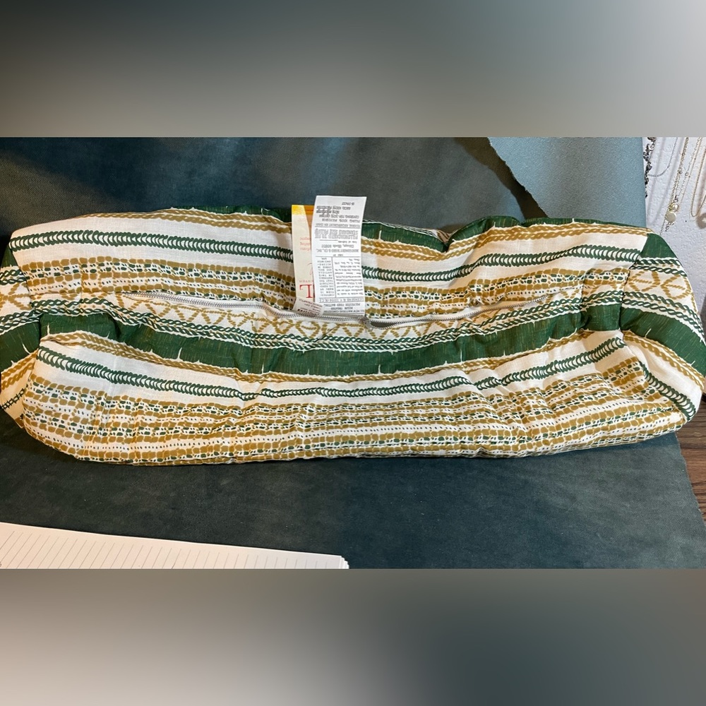 Vintage Montgomery Ward Bolster Pillow Cover